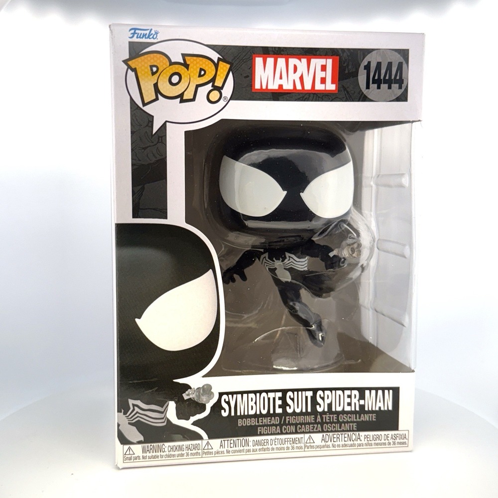 Funko Pop Marvel Symbiote Suit Spider-Man 1444 Black Suit Bobblehead
